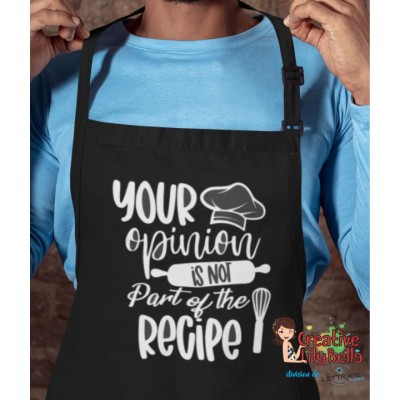 Apron Your opinion is not part of the recipe TB32